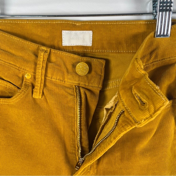 NWT MOTHER USA Made 🇺🇸 THE MID RISE DAZZLER ANKLE HEY-HONEY Corduroy Pants 23 - Picture 12 of 16